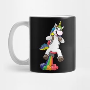 Unicorn as Astronaut with Jet pack Mug